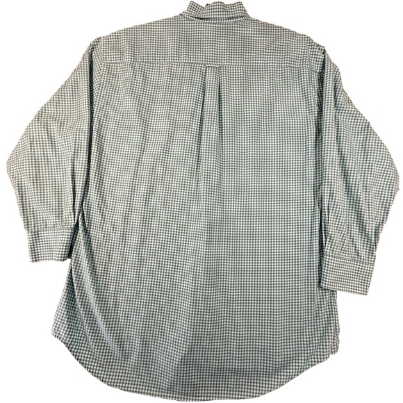 Peter Millar Shirt Mens Large Green Plaid Check Crown Resort Office Easter - Picture 4 of 10